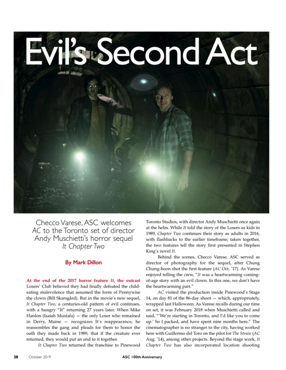 american cinematographer oct 2019 it chapter 2 summilux c