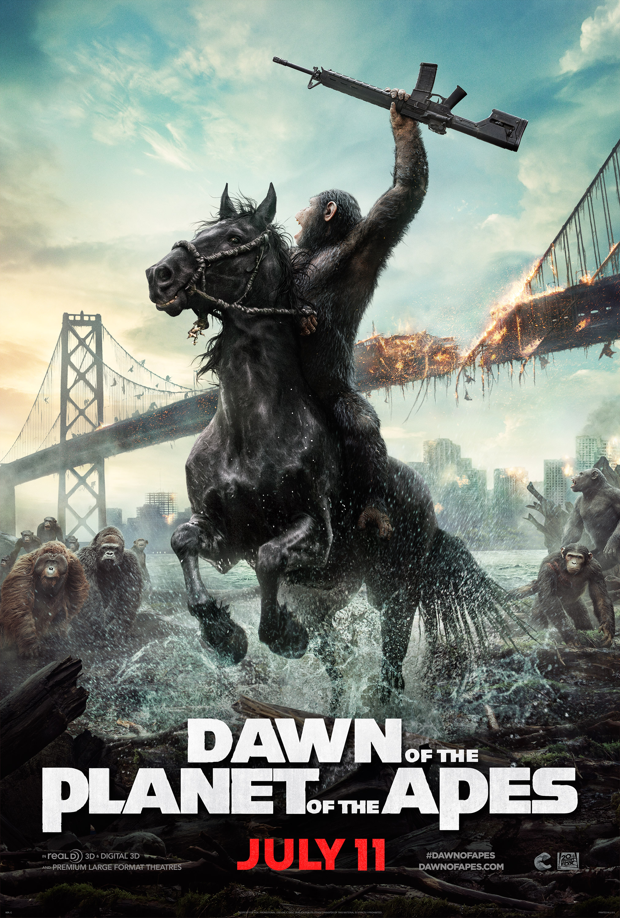 dawn of the planet of the apes 2014