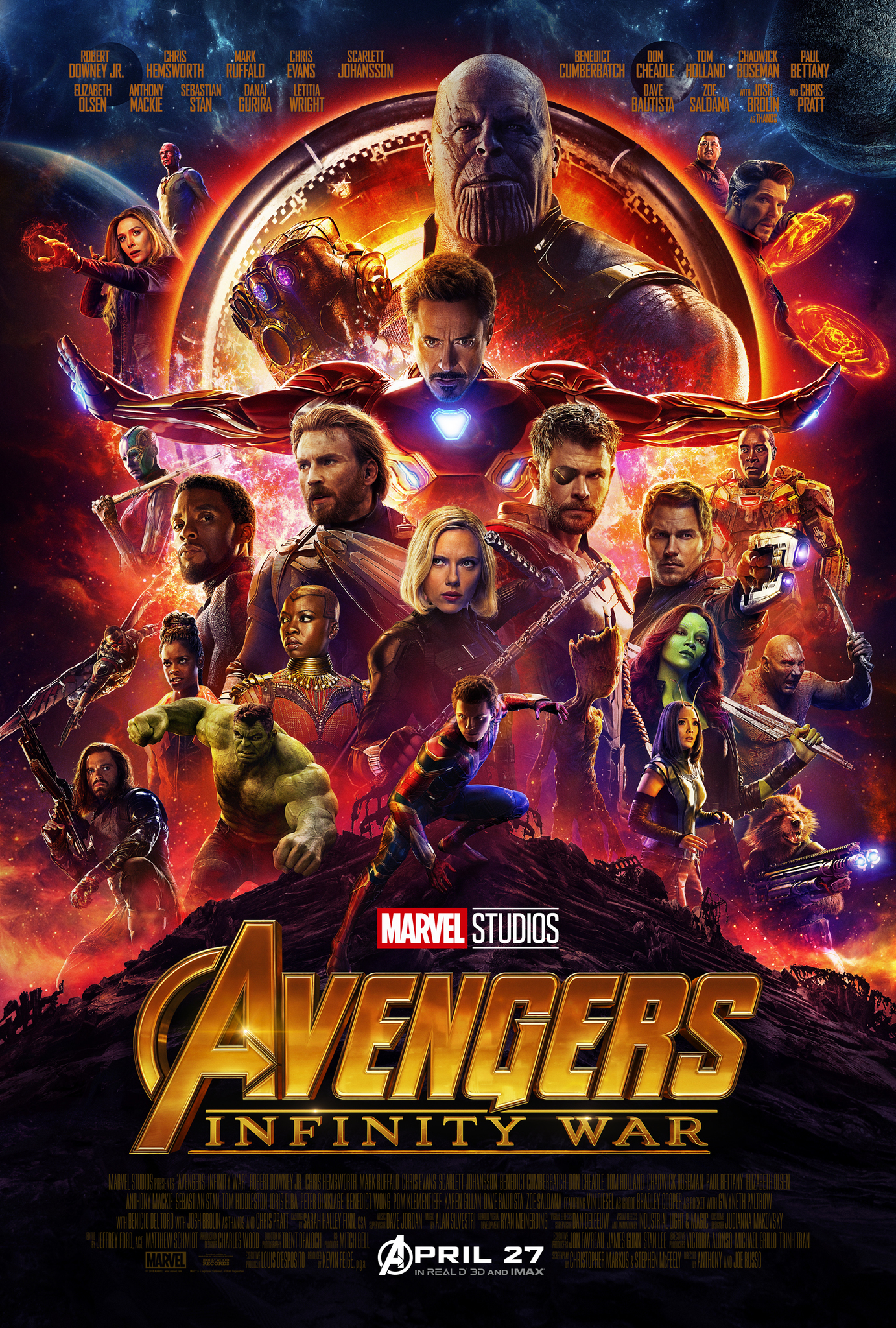 avengers infinity war 2018